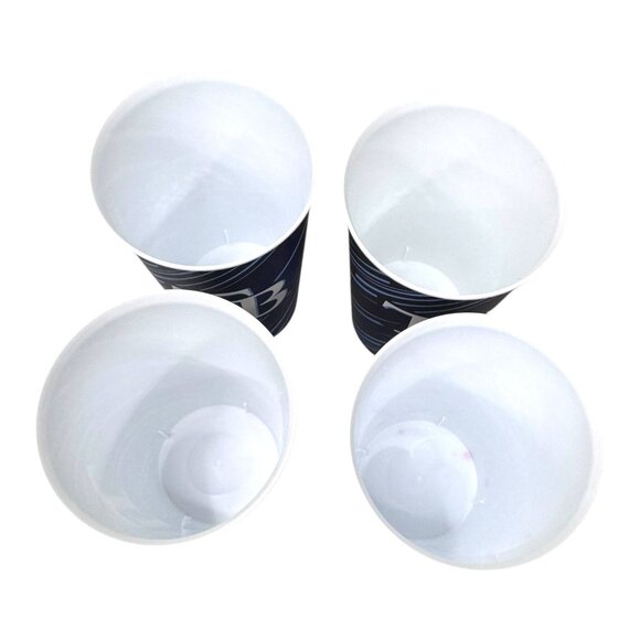 Set 4 Tampa Bay Devil Rays Plastic Cups Throw Back City Connect TB Logo Souvenir - Picture 4 of 6
